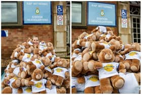 Free bears have been sent to RAF Wittering to put a smile on the faces of children missing their loved ones.