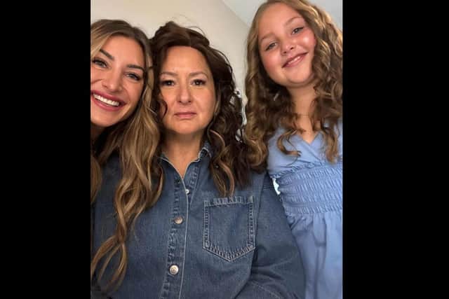 Lesley Kalina (middle) with her daughter Jodie and granddaughter Anya Rose.