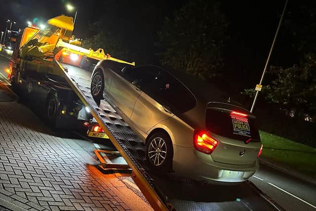 There has been an increase in the number of uninsured cars taken off the streets