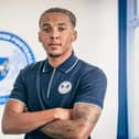 Romoney Crichlow after signing for Peterborough United. Photo: Joe Dent.