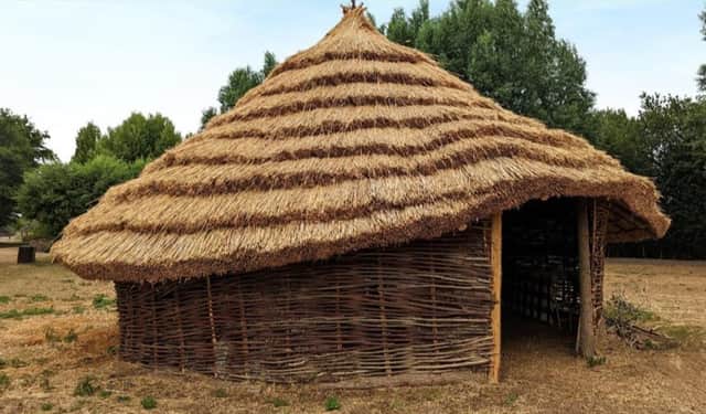 The new roundhouse at Flag Fen