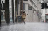 Strong winds and rain are possible