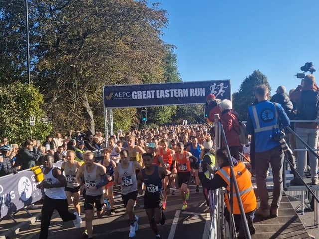 The start of the Great Eastern Run