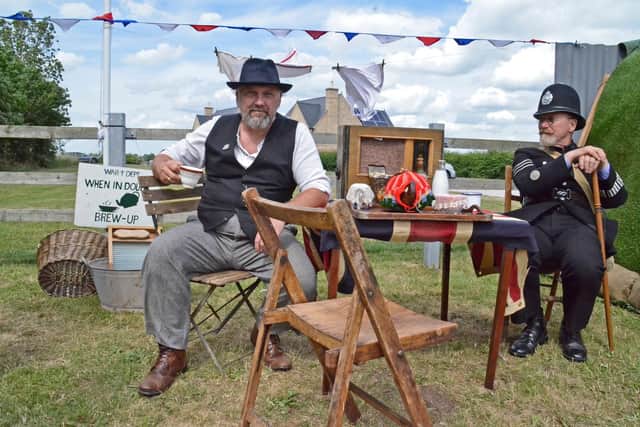 The Spirit of the Homefront: "When in doubt, brew up" (image: Crowland Buffalo LVT Association)