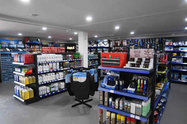 The interior of the new Millfield Autoparts depot at Market Deeping