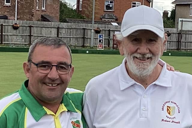 Champion of Champion finalists Ally McNaughton (Wittering, left) and Robert Heath (Yaxley).