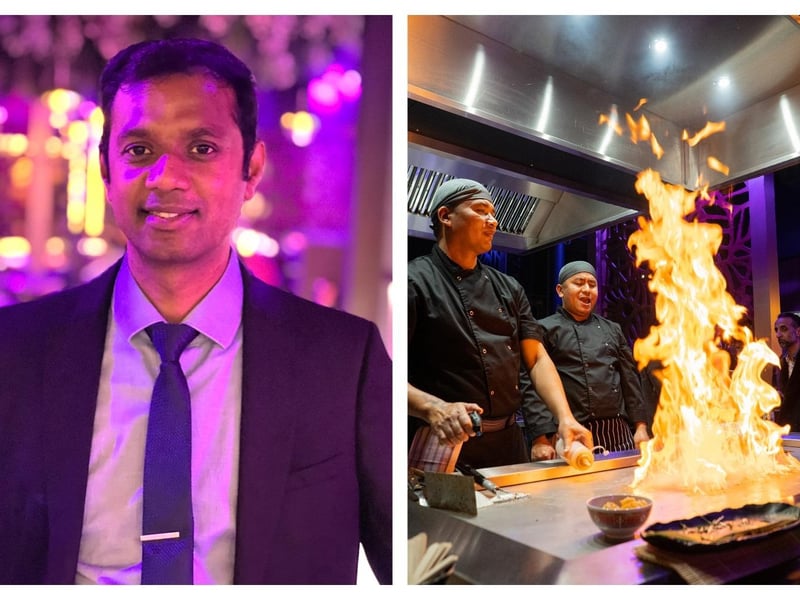 Director at Katana Peterborough, Saran Raj (L) said the inspiration for the innovative meal came from "the desire to set it apart from any other dining options."