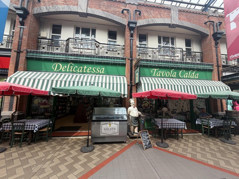 The exterior of the deli