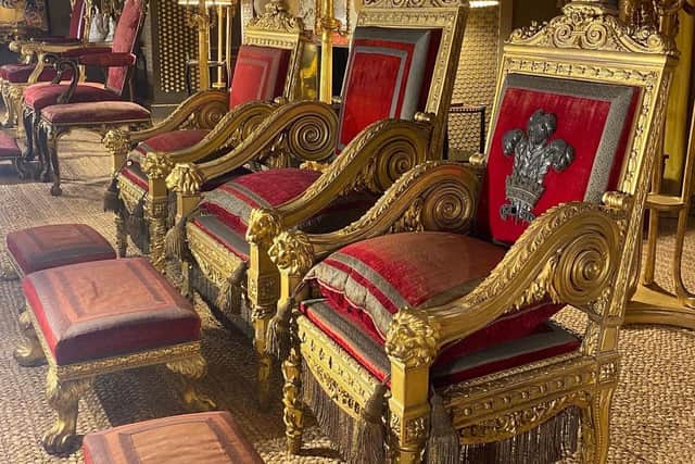 The Grimsthorpe Castle exhibition