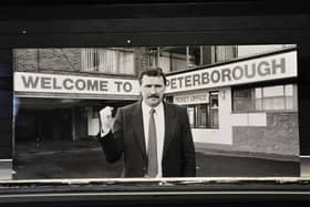 Chris Turner after his appointment as Posh manager in January, 1991. Photo David Lowndes.