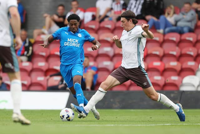 Kyrell Lisbie could be set to make his first Peterborough United start. Photo: Joe Dent.
