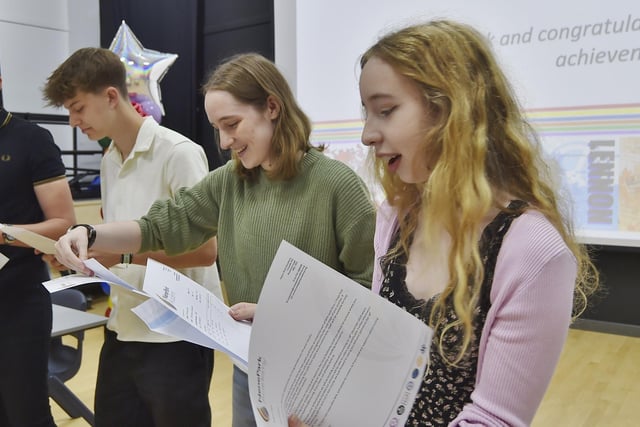 IN PICTURES: A Level results day in Peterborough as students celebrate ...