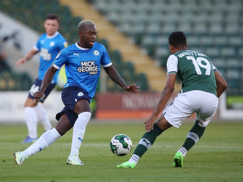 HIT! Signed from Dundee United, undisclosed fee, 2022. A battling midfielder who has become a firm fans' favourite. 46 appearances, no goals, still at Posh.