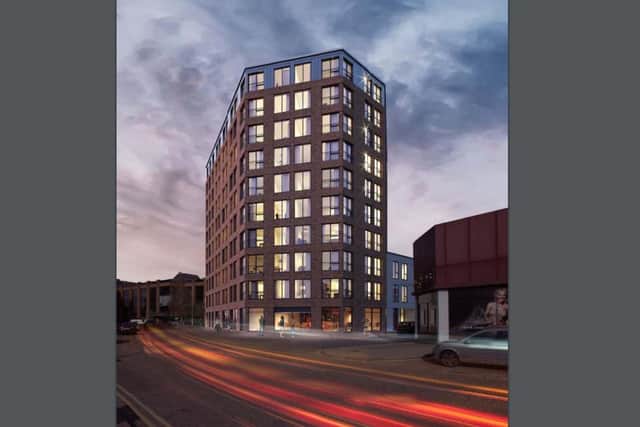 A CGI view of how the development is expected to look.