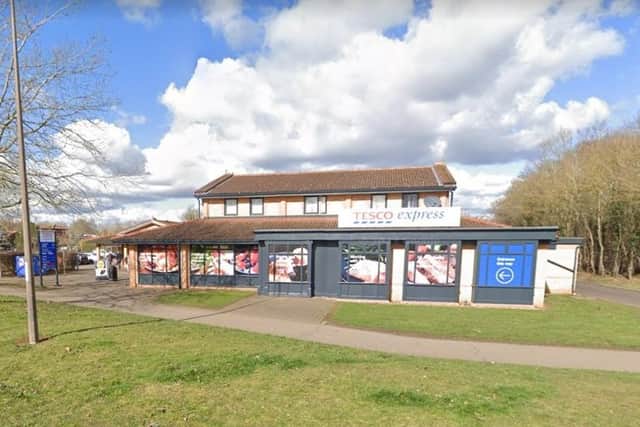 Tesco in Orton Wistow.