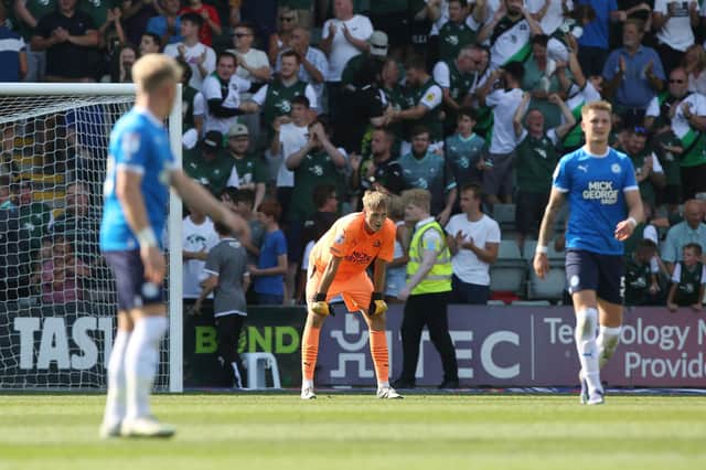 Posh players are disappointed after conceding at Sheffield Wednesday. Photo: Joe Dent/theposh.com.
