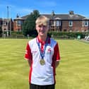 Ollie Jeapes with his British Isles winners medal.