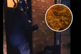 Police found £40,000 worth of drugs in the West Town home during the raid