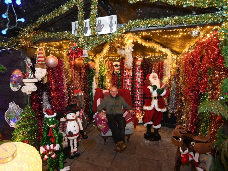 Dave Wooldridge's wonderful display will raise money for Sue Ryder Thorpe Hall Hospice.