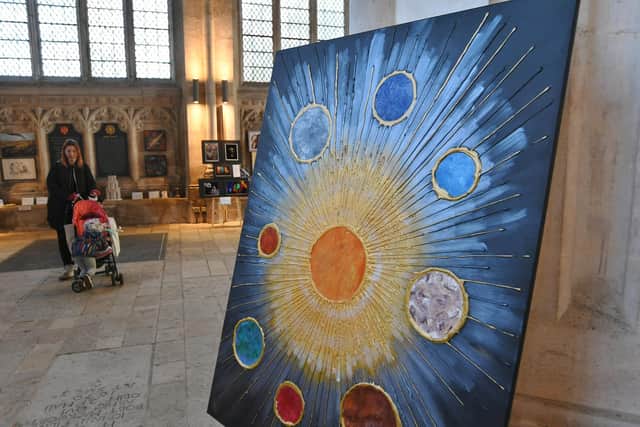 Over 300 works by around 200 local artists and amateur creators are on show at the 'Made in 2022' art exhibition at Peterborough Cathedral.