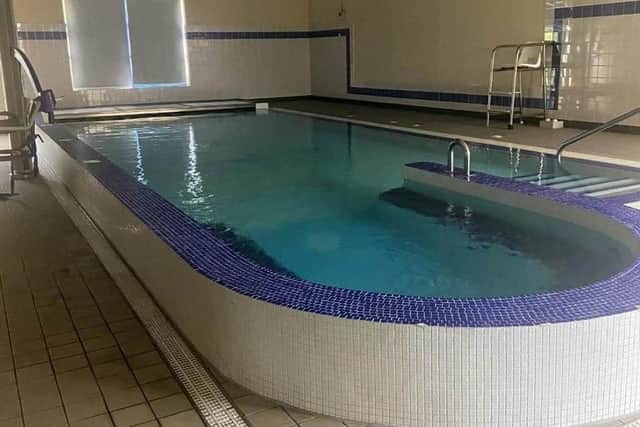 The hydrotherapy pool at Lime Academy.