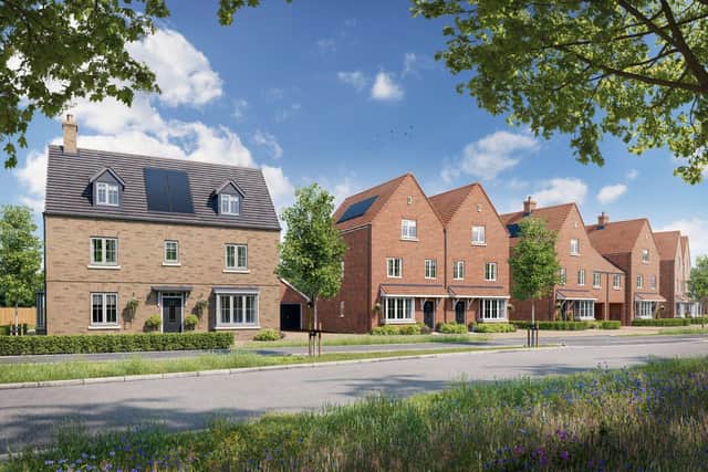 B&amp;DWC - A CGI Street Scene at Alconbury Weald