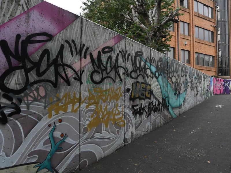 Graffiti at the Cowgate underpass.