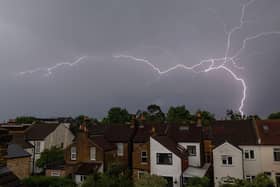 A band of thunderstorms are set to sweep across East Anglia later today