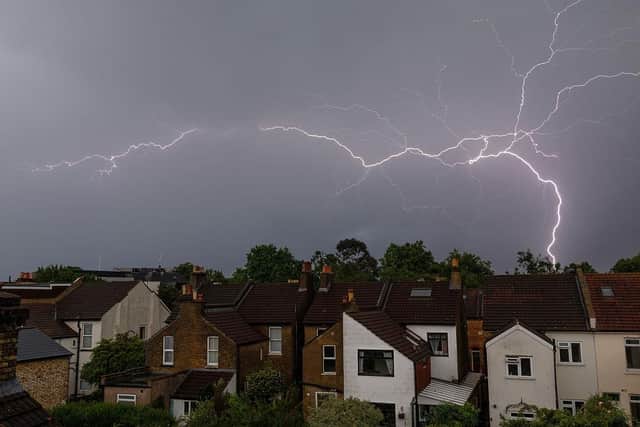 A band of thunderstorms are set to sweep across East Anglia later today
