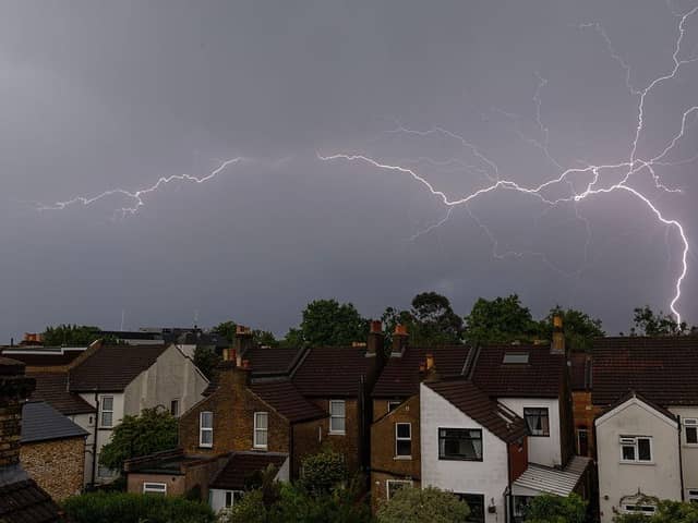 A band of thunderstorms are set to sweep across East Anglia later today
