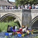 The Deeping Raft Race is always a hugely popular summer event.