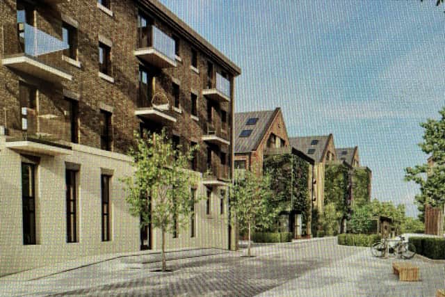 This image shows how the Mill development could appear.