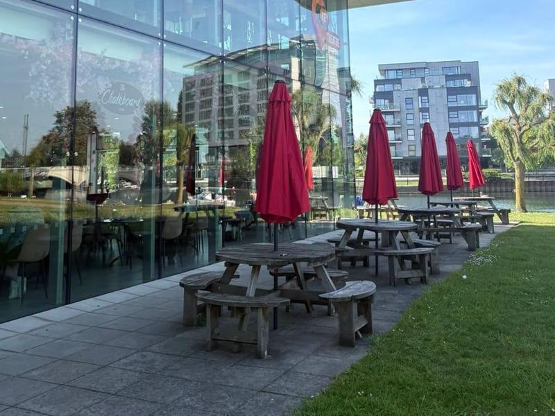 4.7/5 Google rating. A recent customer said: "The Chalkboard is easily one of the best brunch spots in Peterborough! The service was incredibly friendly and fast, which we really appreciated. The food was absolutely delicious and the coffee was spot on."