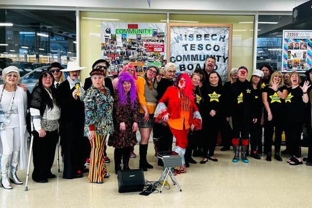 Shoppers in Wisbech were also treated to a flash mob performance by Rock Choir members, as were the residents of Swaffham, King's Lynn and Downham Market.
