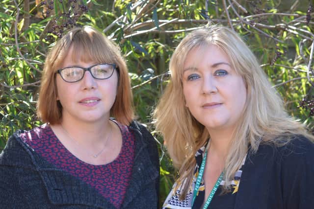 Cllr Nicola Day (left) and Cllr Julie Howell (right)