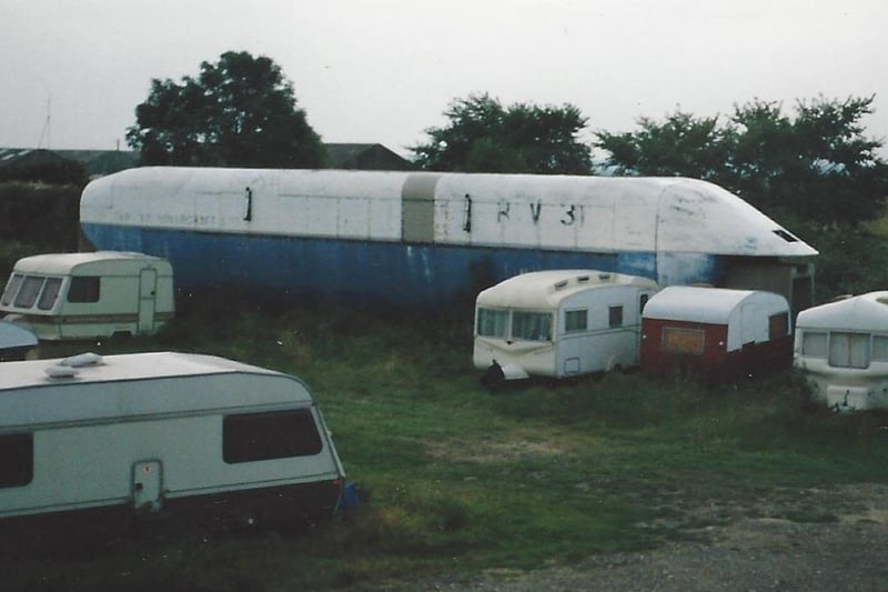 The Hovertrain was abandoned in Bedfordshire before being saved and moved to Peterborough
