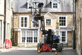 TV crews have arrived in Oundle for the filming