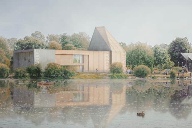 The proposed Lakeside Activity Centre at Ferry Meadows, Peterborough