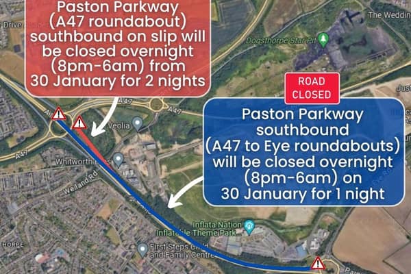 The closures are in place this week