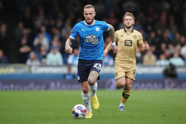Peterborough United right-back Joe Ward. Photo: Joe Dent/theposh.com.