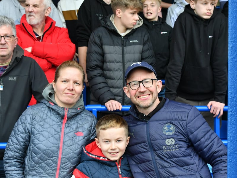 Fans watch on as Peterborough United are beaten by Portsmouth.