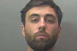 Conor Murphy (29) assaulted another man with a metal tent pole in a row over a COVID mask. Murphy  of Stamford Lane, Warmington, Northamptonshire, was jailed for two years and eight months having pleaded guilty to actual bodily harm, grievous bodily harm and possession of an offensive weapon.