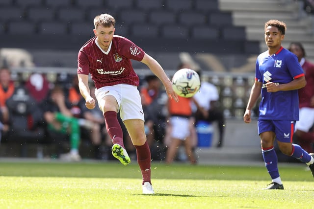 Manager: Jon Brady...3 signings: Manny Monthe, Marc Leonard (pictured), Tyreece Simpson....Title odds: 66/1...PT Comment: The bookies believe the Cobblers are nailed-on to be relegated. They usually are when they reach the dizzy heights of the third tier. It could be different this season… just!