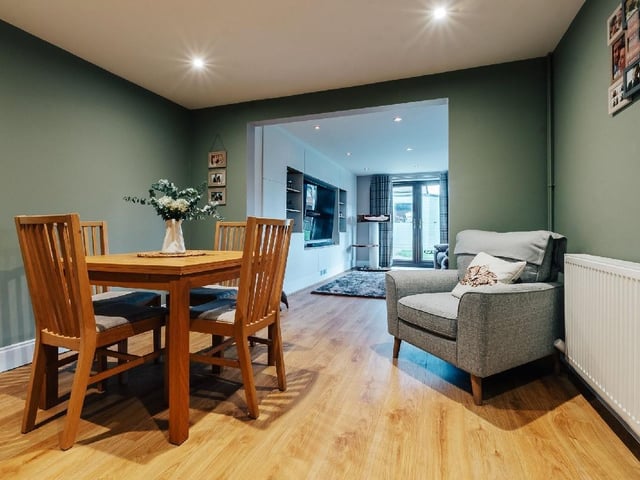 The dining room