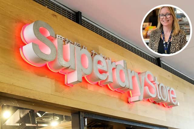 Fears are growing that retailer Superdry might announce store closures. Inset, Dr Cheryl Greyson, senior lecturer in business at ARU Peterborough, says shoppers should support their favourites stores.