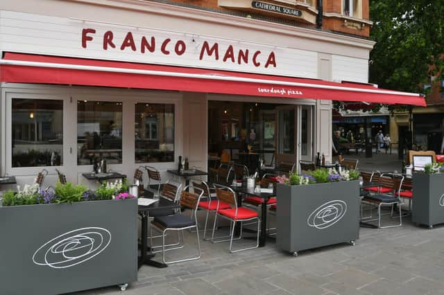 Brad Barnes dines at Franco Manca, Peterborough city centre