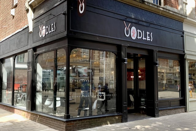 The new Oodles restaurant and takeaway in Bridge Street, Peterborough
