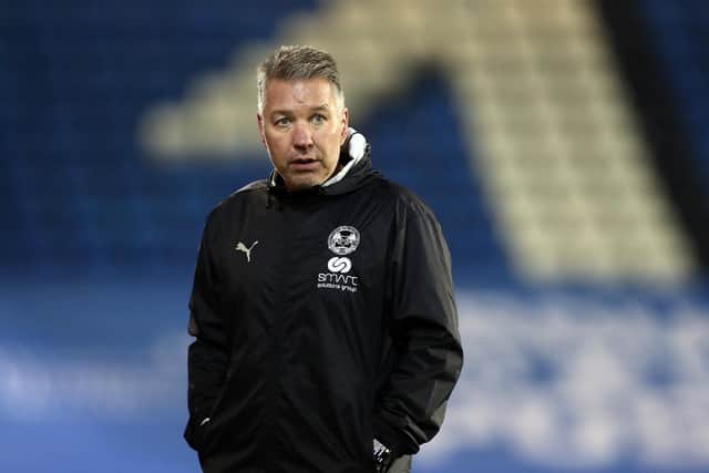 Posh boss Darren Ferguson during the win over Cobblers. Photo Joe Dent/theposh.com