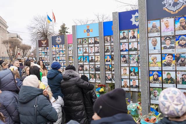 Citizens of Vinnytsia mark anniversary of Russia's invasion