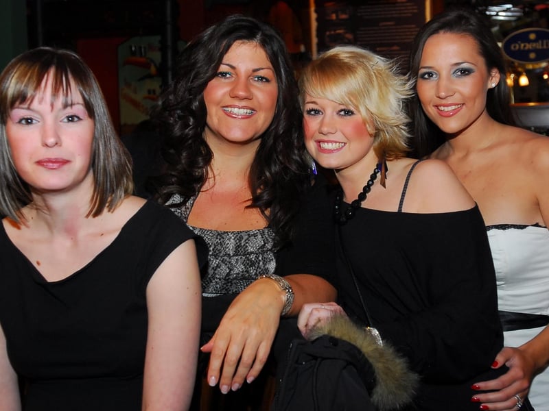 Peterborough night out in November 2008 - enjoying themselves at  O'Neill's, Broadway